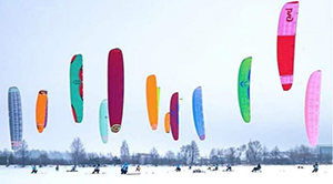 Чемпионат Москвы по сноукайтингу